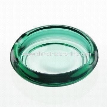 Green Ashtray with Height of 2.3cm