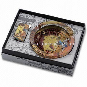 Ashtray, Made of Glass, Suitable for Gift, Round Shape from China