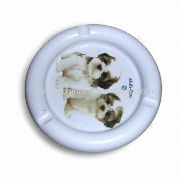 Ashtray, Measures 104 x 15mm, Customized Designs are Welcome