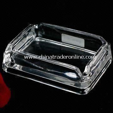 Ashtray for Home and Hotel Use, Suitable for Promotional Purposes, Made of Crystal Glass