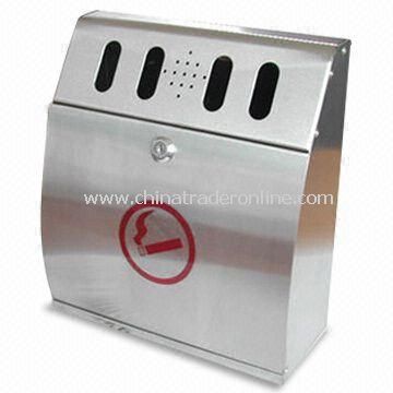 Ashtrays, Slim Shape Gives a Friendly Look When Mounted on Wall or Pole