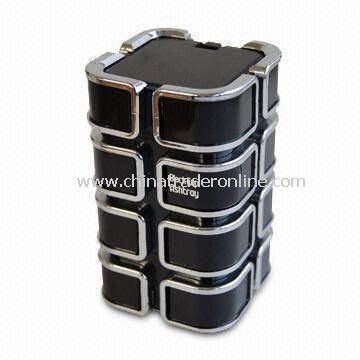 Block Cup Ashtray with Blue LED and CR2032 Battery from China