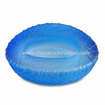 Chinese Niaochao Building Shaped Glass Ashtray with 45mm Height