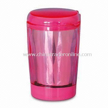 Crystal Ashtray with Pink LED and Transparent Outer Case from China