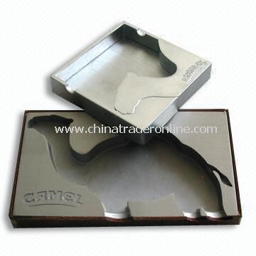 Die-cast Camel Ashtray, Made of Aluminum and Zinc Alloy