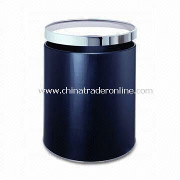 Ground Ash Barrel, Made of 304/202 Stainless Steel, Available in Black Color