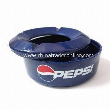 Melamine Ashtray, with Customized Logo Printing, Different Colors/Shape are Available from China