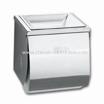 Paper Holder with Ashtray, Made of SUS304 Stainless Steel