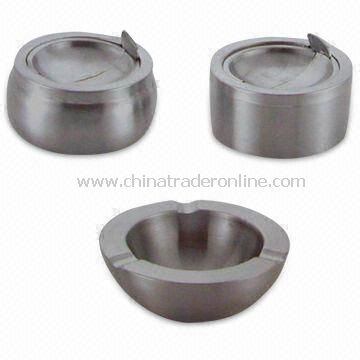 Stainless Steel Ashtray, Available in Different Designs