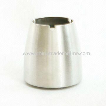 Stainless Steel Ashtray with Matte Color Surface from China