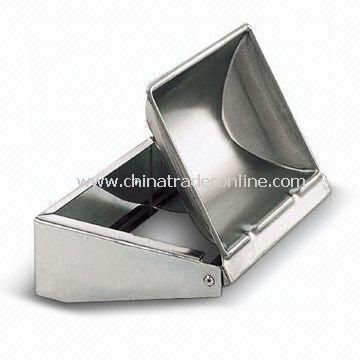 Wall-mounted Cigarette Ashtray, Made of 304 Polished Stainless Steel Material