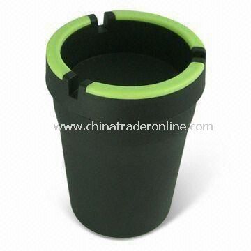 Windproof Ashtray, with Illumination Bar on Top, Easy to Find Ashtray in Dark Night