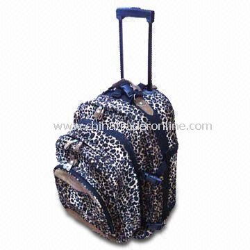30 x 45 x 20cm Promotional Traveling/Rolling Duffel/Luggage/Backpack Bag with Double Strap