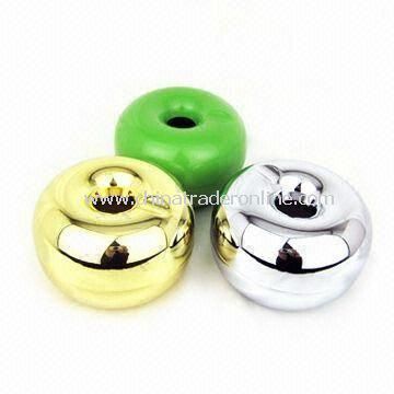 Apple-shaped Metal Ashtray, Various Colors are Available from China