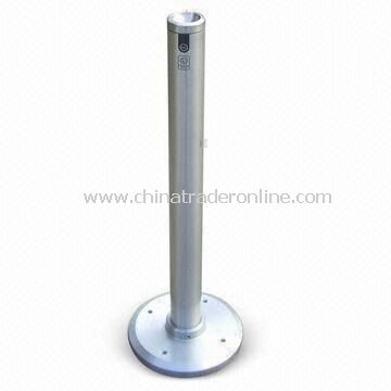 Ashtray Bin, Measures Ø12.0 x 90cm, Made of Aluminum Alloy from China