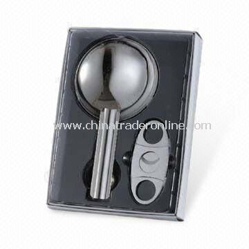 Cigar Gift Set with Ashtray and Cutter
