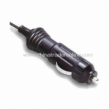 Cigarette Lighter Adapters with Fuse, Available in Black Color, and 12 to 24V Input