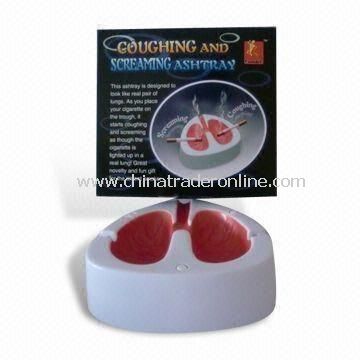 Lungs-shaped Talking Ashtray, for Giving up Smoking, Suitable for Gift from China