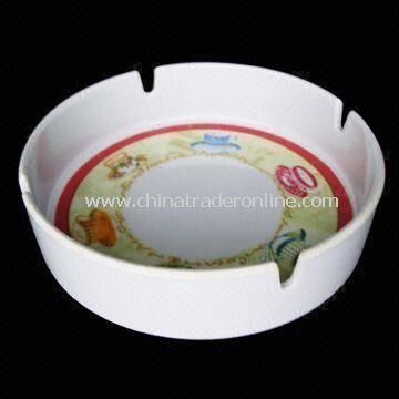 Melamine Ashtray, Measuring 13.5 x 4cm, Easy to Clean, Available in Various Colors