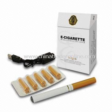 Mini E-cigarette with 130 Puffs per Cartridge and Big Vapor/Long Vamping, OEM Orders are Welcome