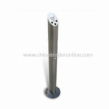 Outdoor Ashtray, Made of Stainless Steel, Measures Ø7.6 x 92cm