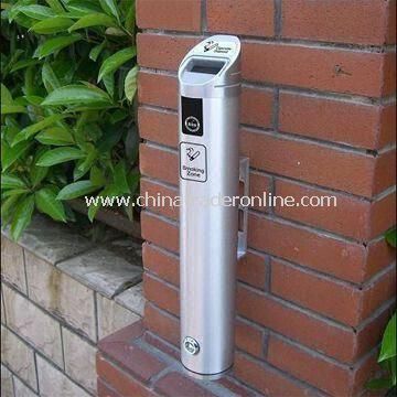 Outdoor Ashtray, Popular Design, Measures &Oslash;8.0 x 48cm, Cigarette Disposal Facilities