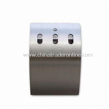 Outdoor Ashtray Bin, Made of 304 Stainless Steel, wth Galvanized and Powder Coating from China