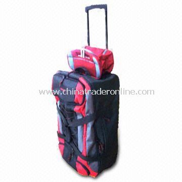 Promotional Traveling/Rolling Duffel Bag with Trolley System, Measures 40 x 60 x 23cm from China