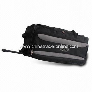 Rolling Duffel Bag, Available in Size of 70 x 32 x 33cm, Made of 420D Crinkle Nylon from China