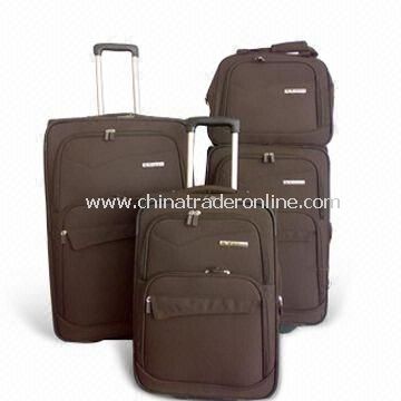 Rolling Duffel/Trolley Bags, Made of 1680D Coffee Poly + 210D Lining, Various Sizes are Available