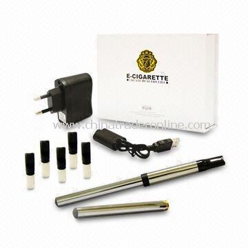 9.2 x 154mm E-cigarette with 280mAh Battery Capacity and 250 to 280 Puffs/Cartridge