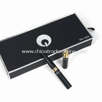 E-Cigarette with 200,000 Times Atomizer Lifespan and 3.7V, 650mAh Battery Power