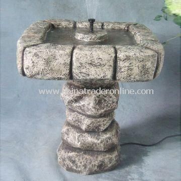 28-inch Garden Fountain, Made of Fiberglass, Lightweight and Durable from China