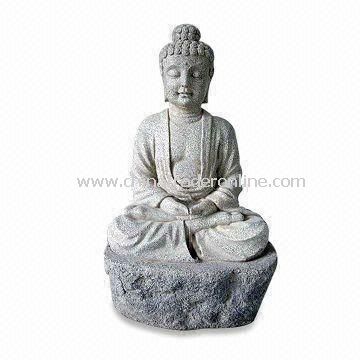 31.5-inch Light/Durable Garden Fountain, Made of Fiberglass, Various Colors are Available from China