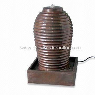 Desktop Fountain, Made of Fiberglass, Available in Various Colors and Designs