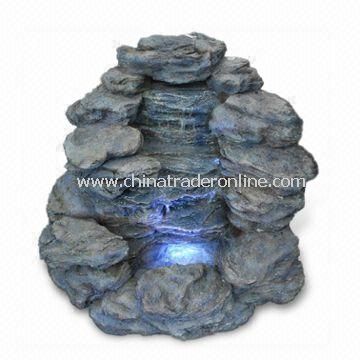 Fountain, Fits for Outdoor/Indoor Use, Made of Polyresin and Fiberglass from China