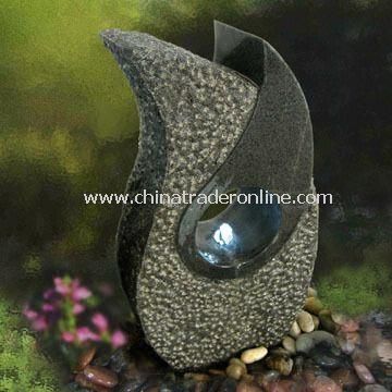 Granite Wall Fountain with Pump and Transformer, Available in Customized Heights