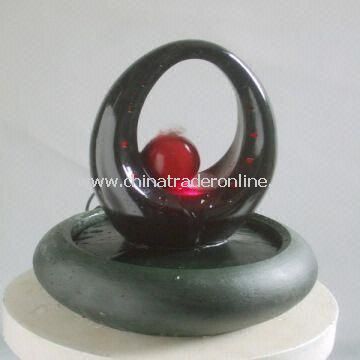 Light and Durable Desktop Fountain with LED and 11.5-inch Height. Available in Different Designs from China