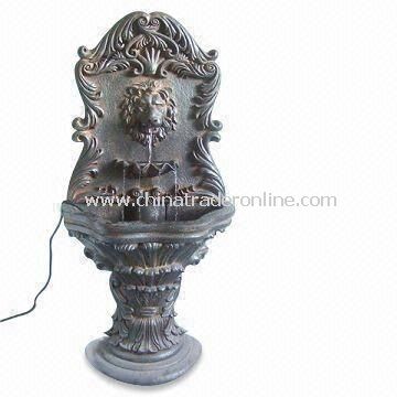 Lion Head Fountain with Light, Made of Fiberglass from China