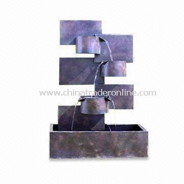 Rust Wall Fountain, Made of Metal, Available in Different Designs