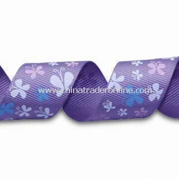 Spring Ribbons, Spring Decoration, Based on 100% High-quality Polyester Grosgrain Ribbon from China