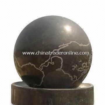 Stone Ball Fountain, Available in Various Sizes and Colors, Suitable for Outdoor Decoration