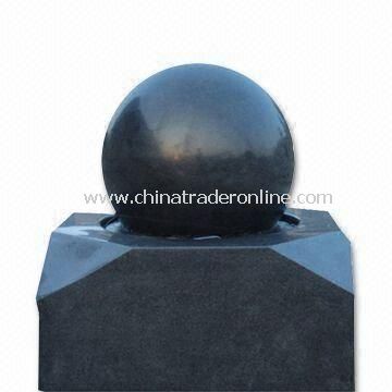 Stone Ball Fountain in Various Sizes and Colors, Suitable for Outdoor Decoration