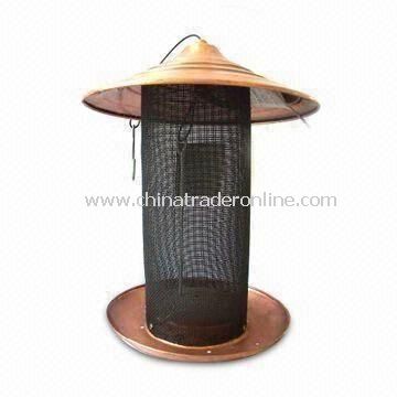 Bird Feeder, Made of Iron and Net, Suitable for Garden Decoration, Measures 280 x 365mm from China