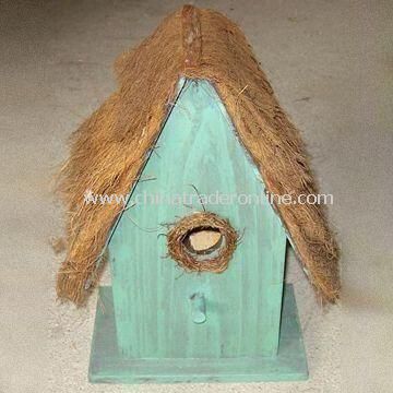 Bird House, Made of Wood, OEM and ODM Orders are Welcome