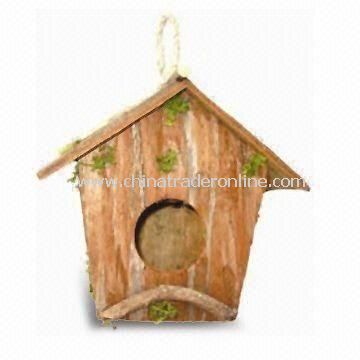 Bird House in Manifold Size, Various Types are Available, Measures 14.5 x 7 x 14cm from China