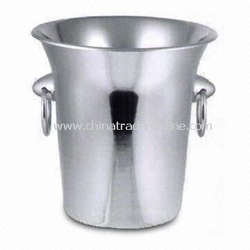 Ice Bucket for Hotels and Bars, with 20cm Height, Various Designs are Available