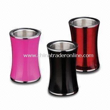 Ice Buckets, Available in Black, Pink and Red, Made of Stainless Steel