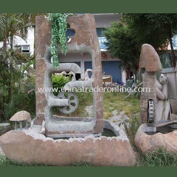 Landscape Stone Sculpture, Used for Garden, Home, and Office Decorations from China