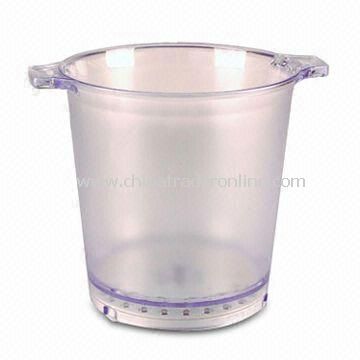 LED Ice Bucket, Available in Various Colors, Customized Logos and Printings are Welcome